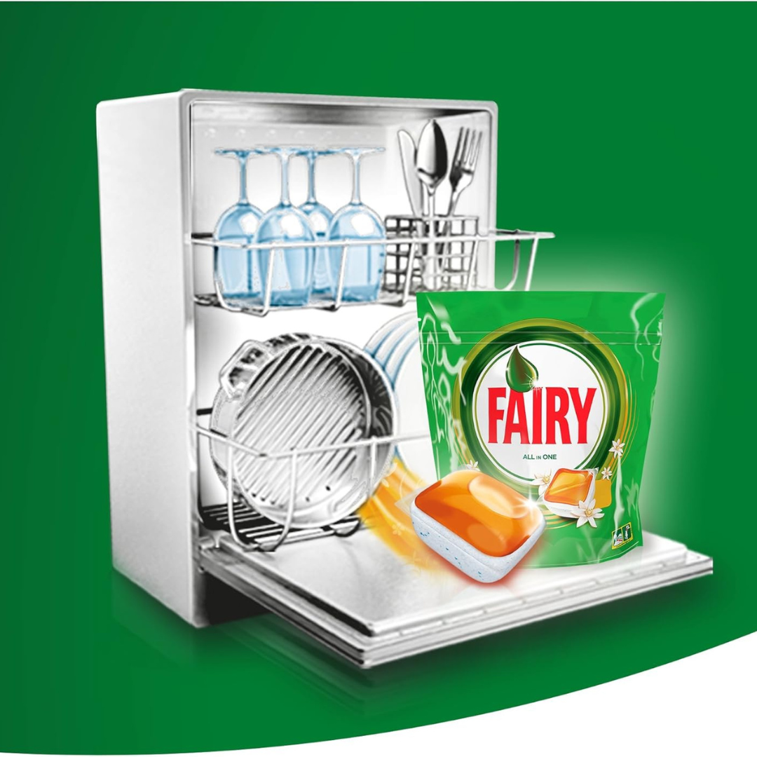 Fairy Original All in One Dishwasher Capsules Orange 60pk