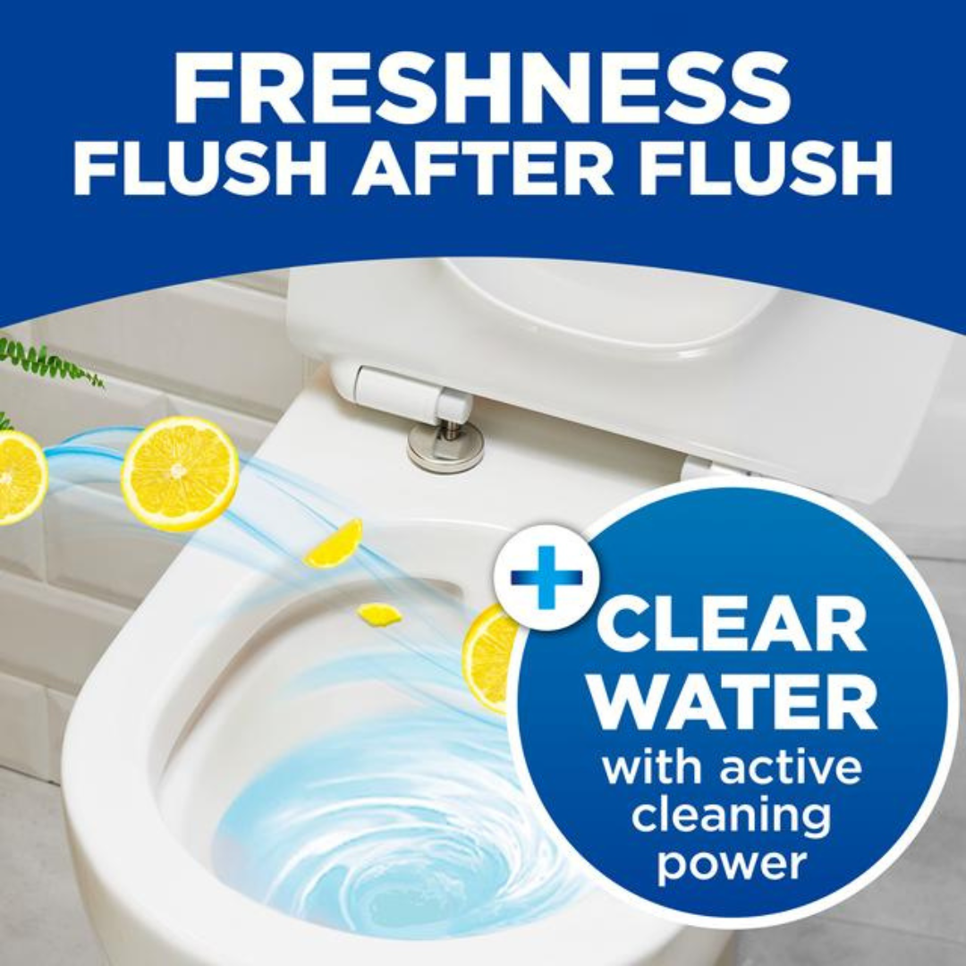 Bloo 3in1 Toilet Cistern Blocks Lemon 2x50g