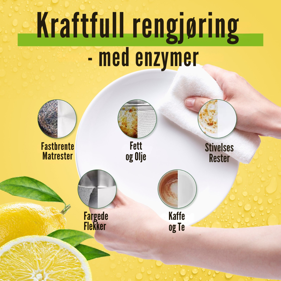 Flekkfritt Oppvaskark Citrus Spark 50 ark - Opp til 100vask