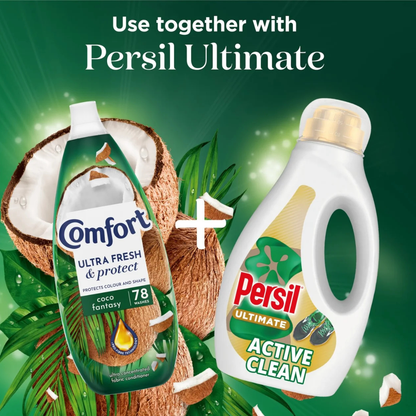 Comfort Ultra Fresh & Protect Coco Fantasy Fabric Conditioner 1.17L 78w