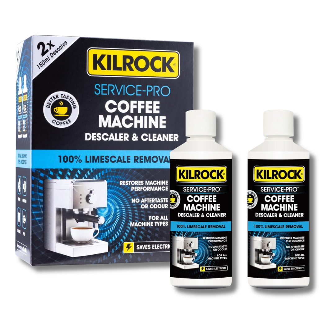 Kilrock Coffee Machine Descaler & Cleaner 2 x 150ml