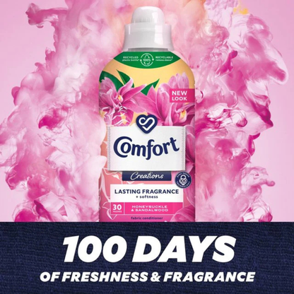 Comfort Honeysuckle & Sandalwood Fabric Conditioner 30w 900ml