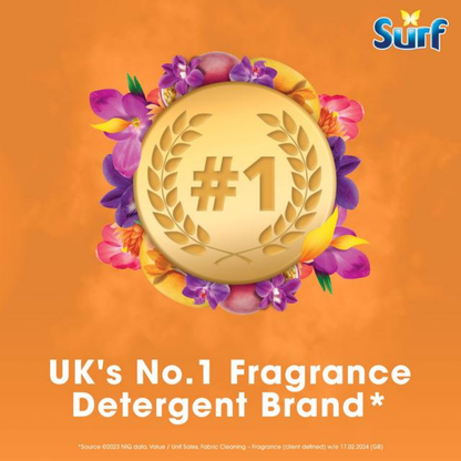 Surf Concentrated Liquid Detergent Passion Bloom 1,188L 44w
