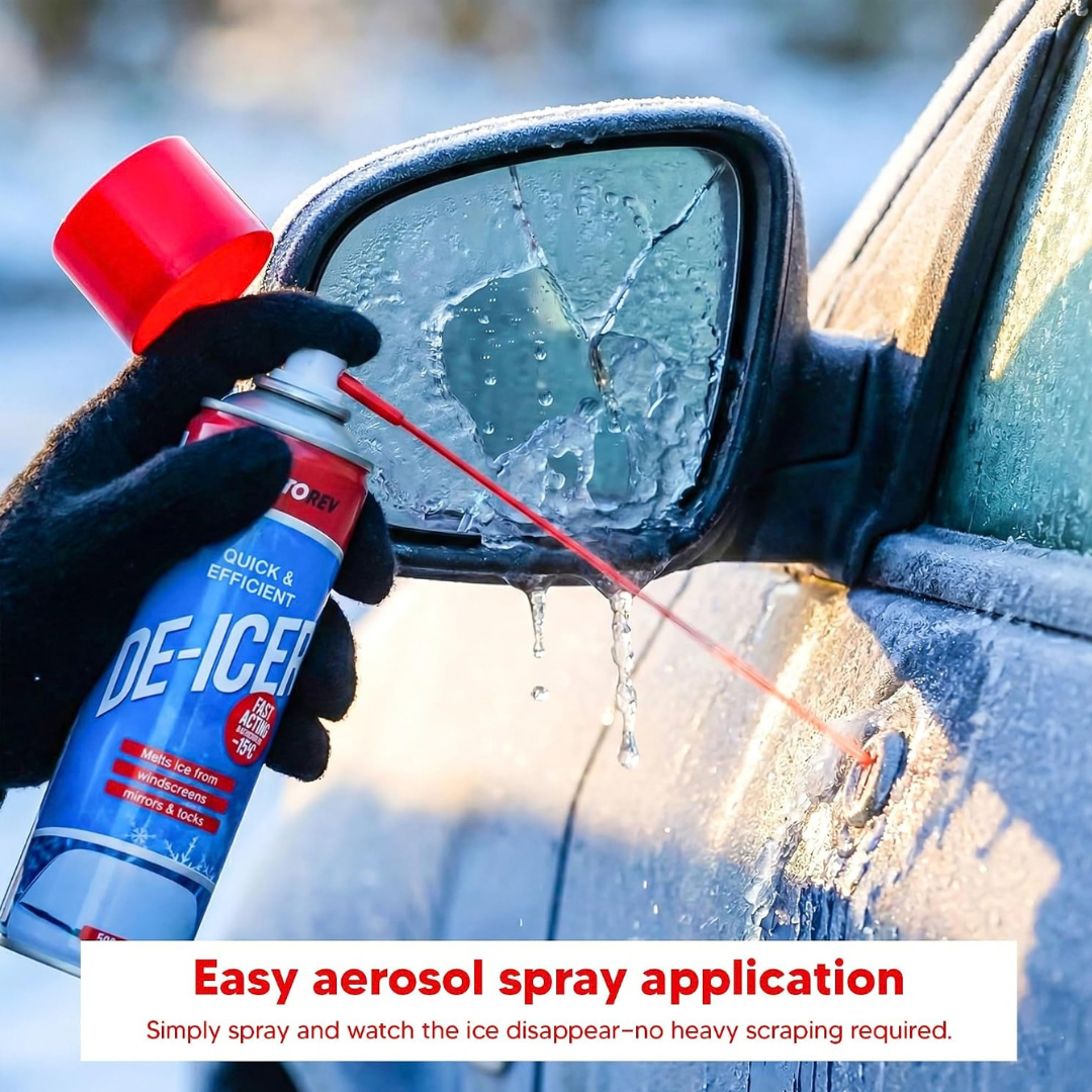 AutoRev Windscreen De-Icer 500ml