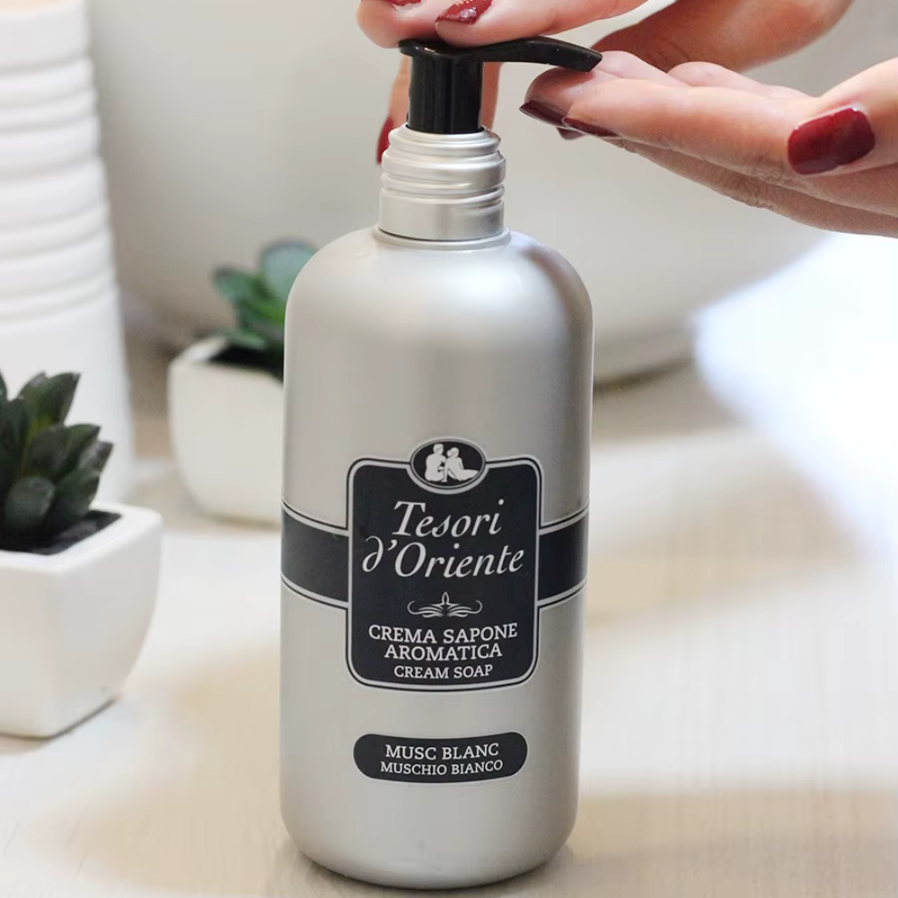 Tesori d'Oriente Muschio Bianco Kremhåndsåpe 300ml