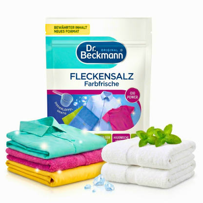 Dr. Beckmann Fleckensalz Farbfrische Flekkfjerningspulver for Farget Tøy 400g