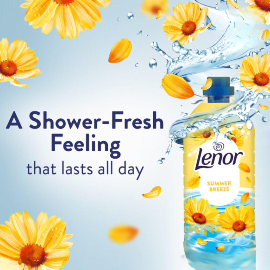 Lenor Fabric Softener Summer Breeze 37w 1.147L