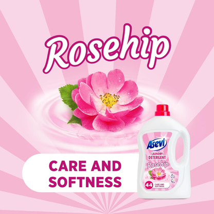 Asevi Laundry Detergent Rosehip 44w 2376ml