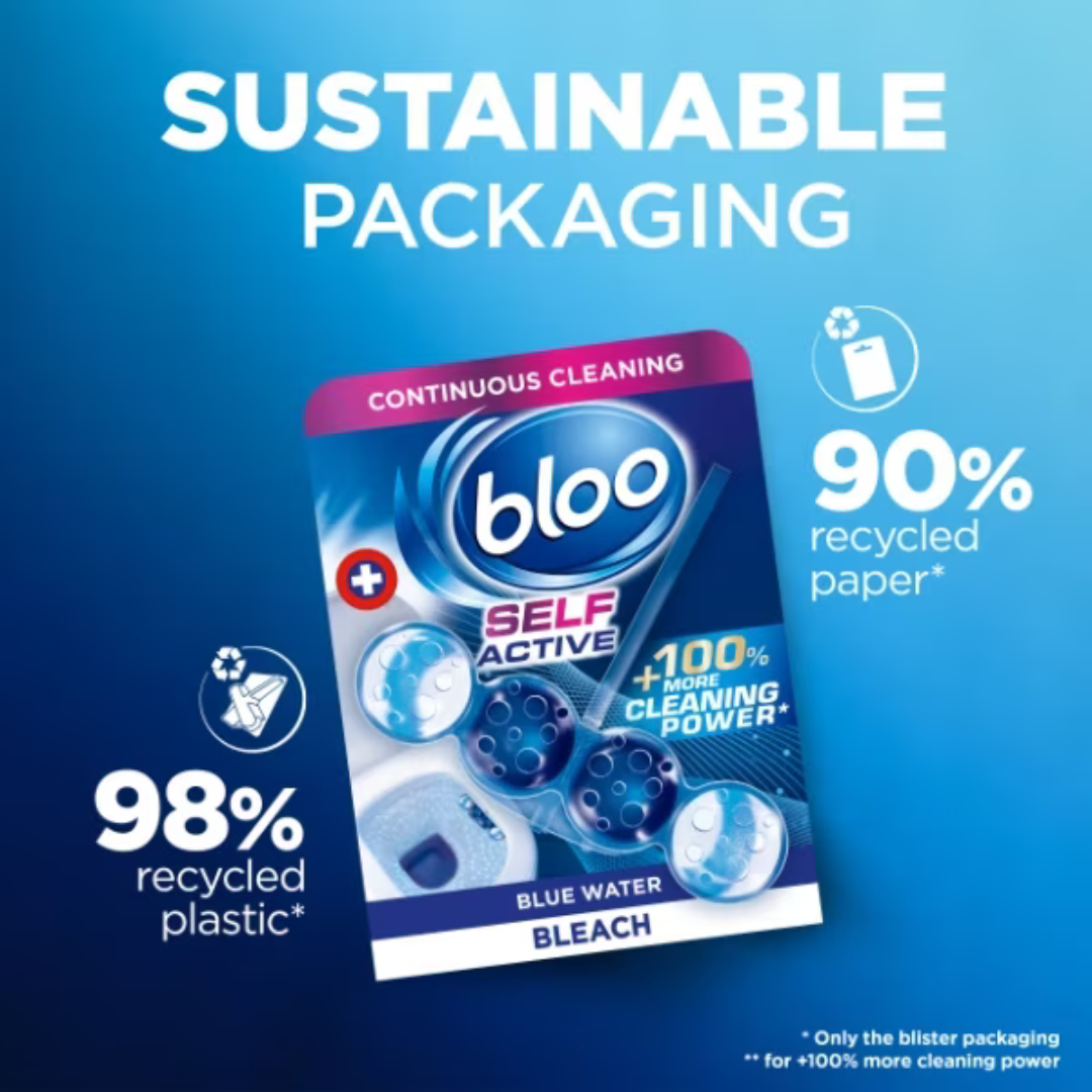Bloo Colour Selv Active Toilet Rim Block Bleach 3x50g