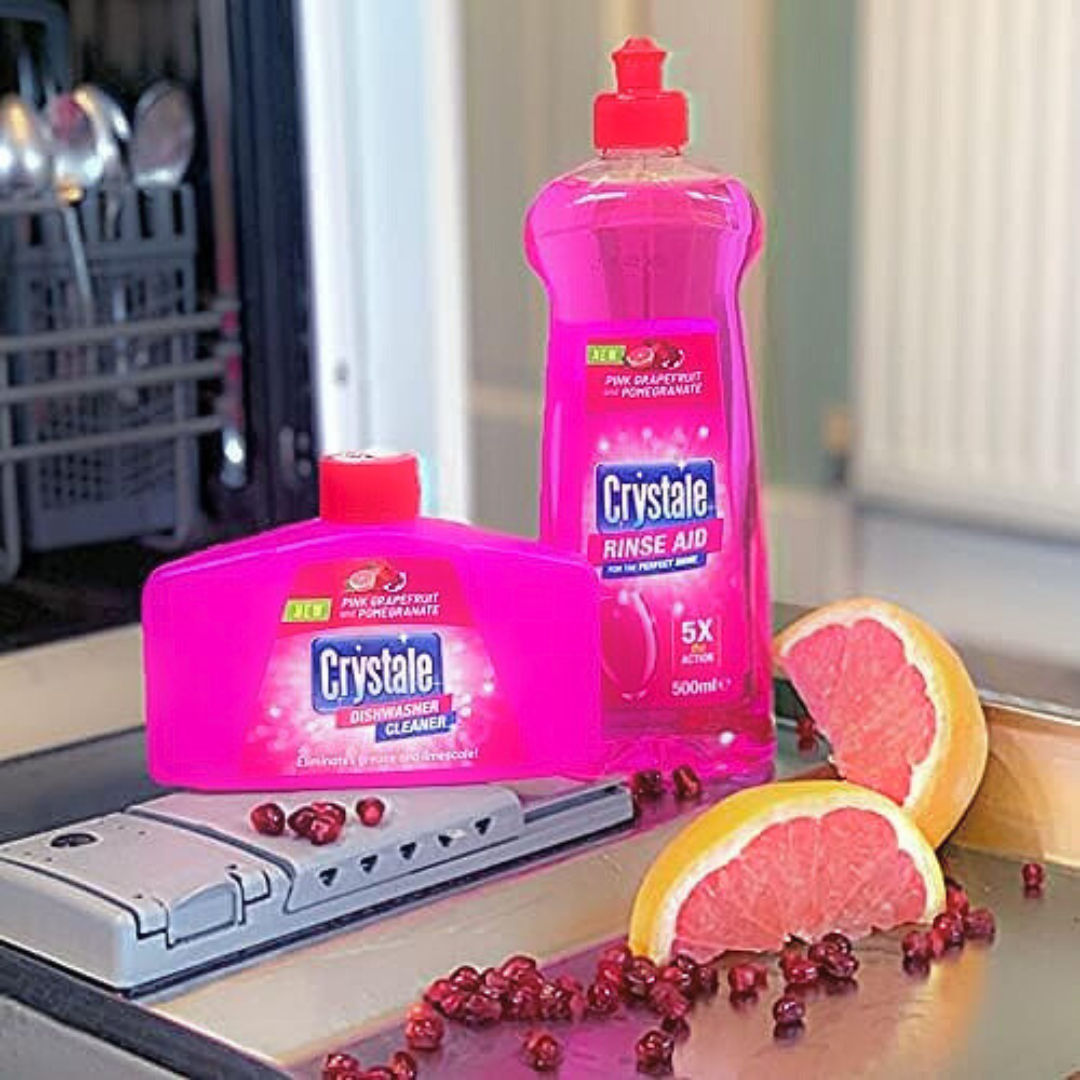 Crystale Dishwasher Cleaner Pink Grapefruit & Pomegranate 250ml