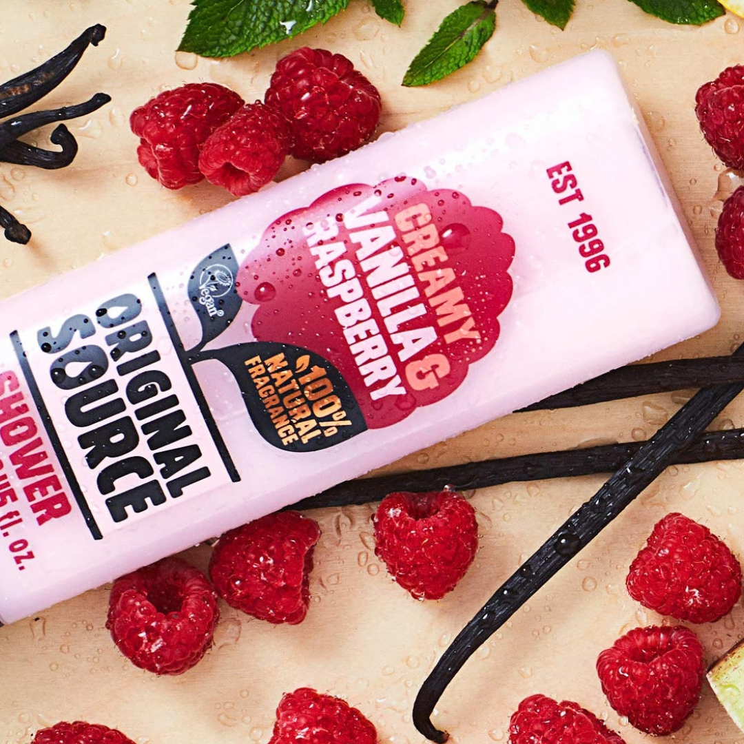 Original Source Creamy Vanilla & Raspberry Shower Gel 750ml