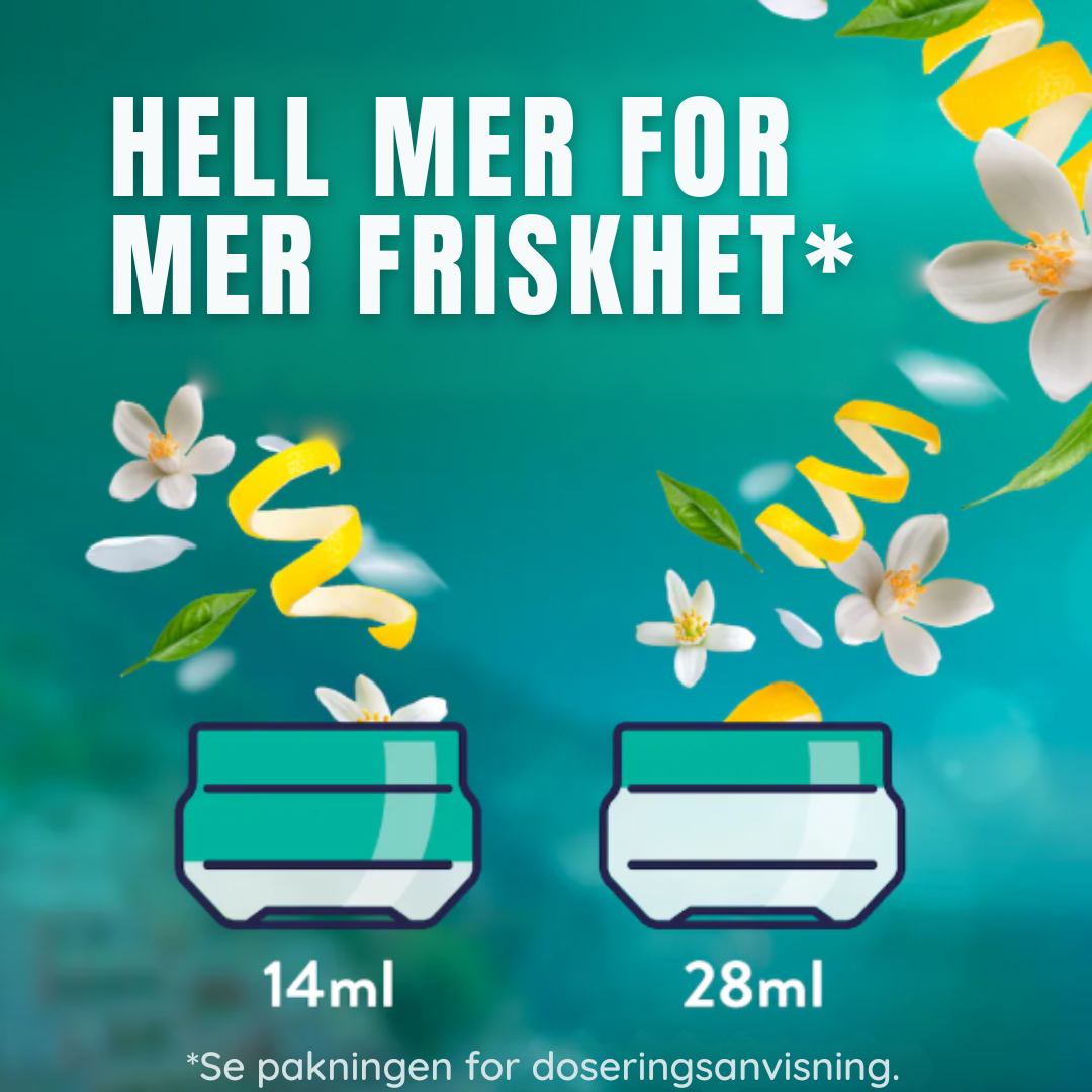 Lenor Tøymykner Outdoorable Amalfi 69w 966ml