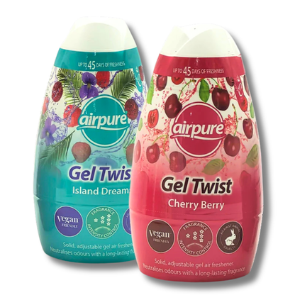 Airpure Gel Twist Air Freshener 226g Div.Typer