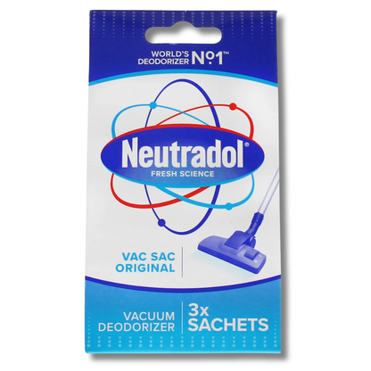 Neutradol Vac Sac Original Vacuum Deodorizer 3pk