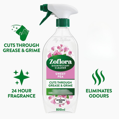 Zoflora Multi Purpose Cleaner Spray Sweet Pea 800ml