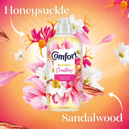 Comfort Honeysuckle & Sandalwood Fabric Conditioner 26w 780ml