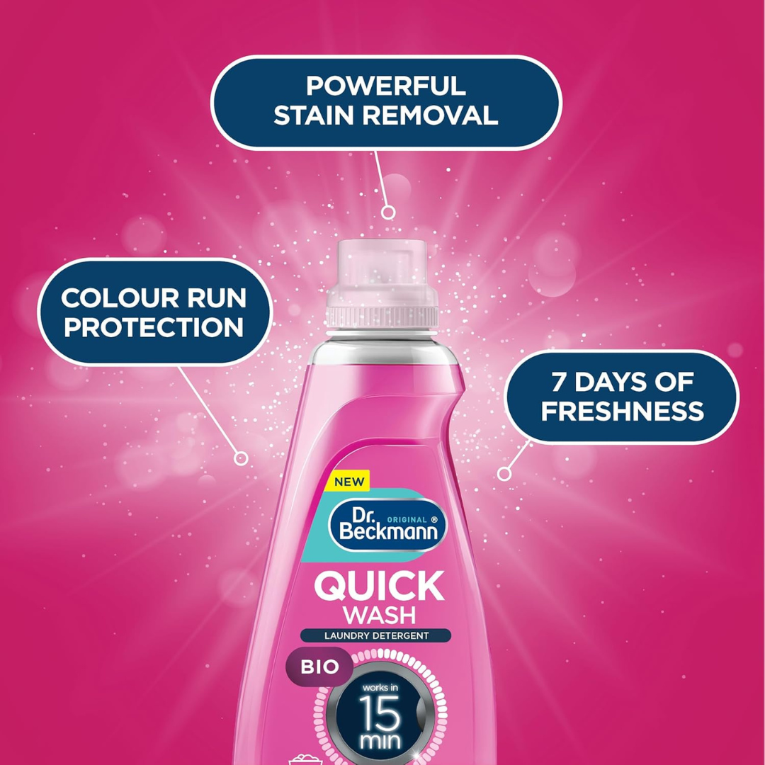Dr. Beckmann Quick Wash Bio Laundry Detergent 810ml