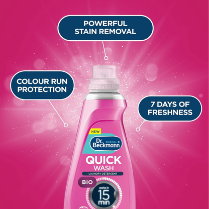 Dr. Beckmann Quick Wash Bio Laundry Detergent 810ml