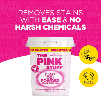 The Pink Stuff Oxy Laundry Powder Whites 1kg