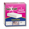 Super Bright Magic Erasers 4pk
