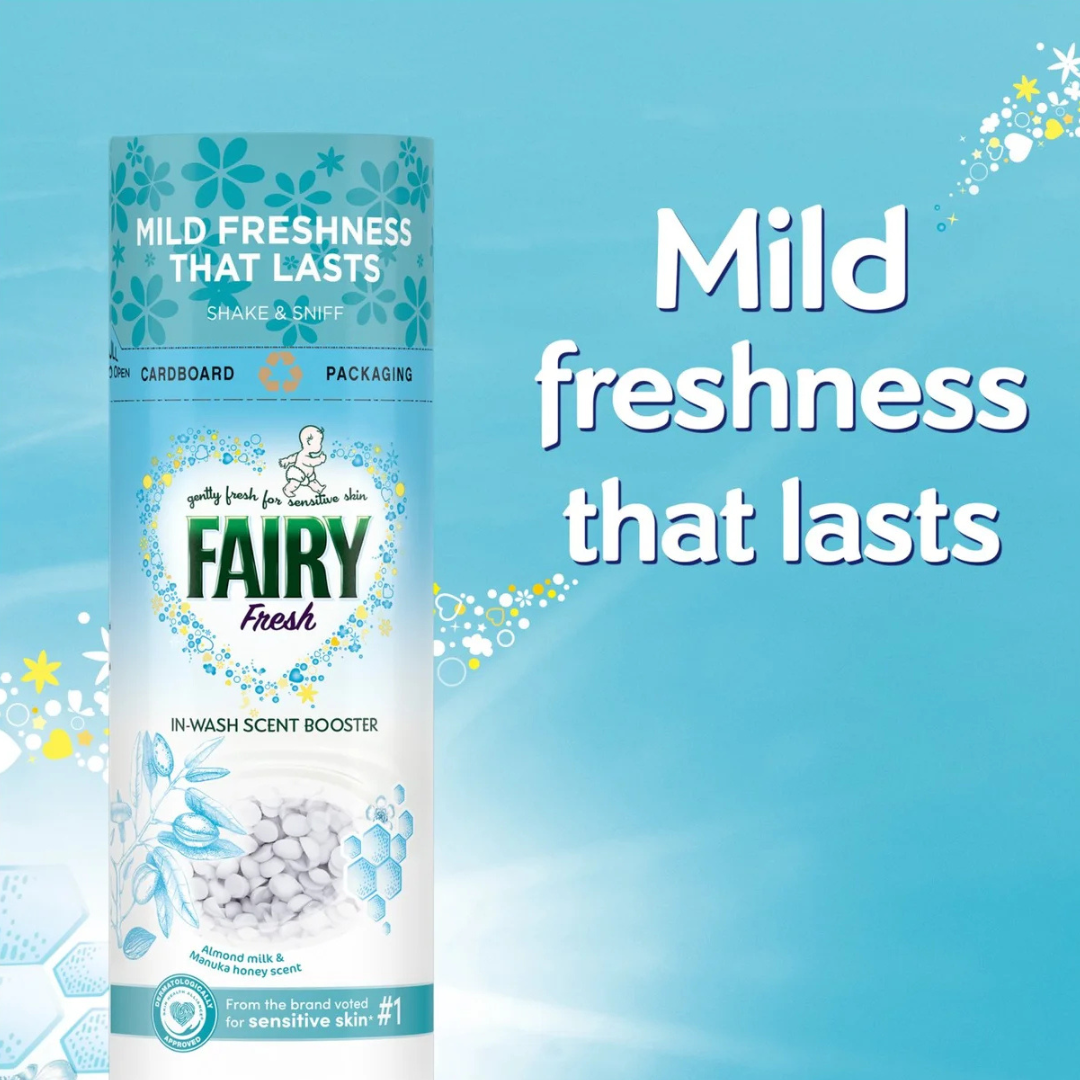 Fairy In-Wash Scent Booster Beads Almond Milk & Manuka Honey 168g