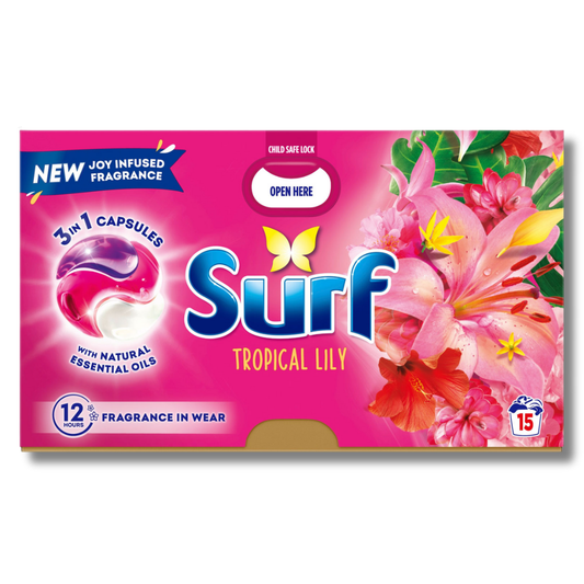 Surf 3-i-1 Capsules Tropical Lily 15w