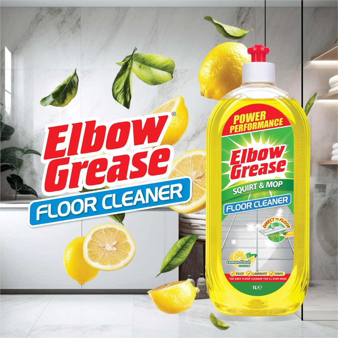 Elbow Grease Squirt & Mop Floor Cleaner Lemon Scent 1L