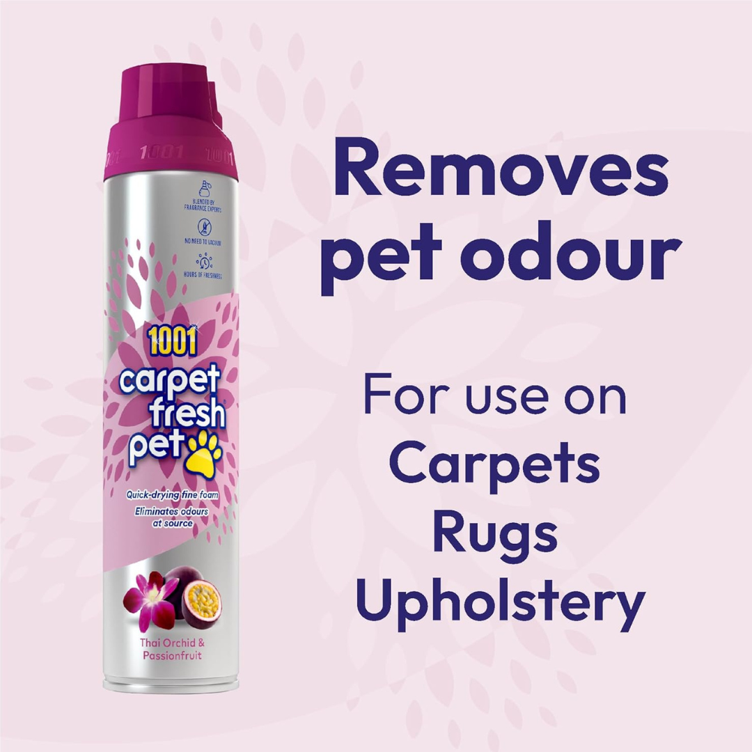 1001 Carpet Fresh Pet Thai Orchid & Passionfruit 300ml