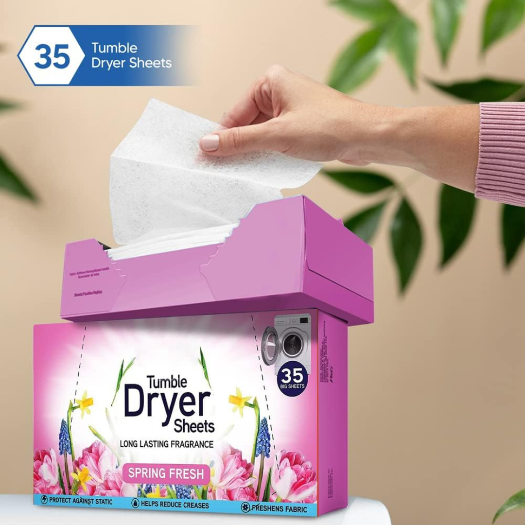 Swirl Tumble Dryer Sheets Spring Fresh 35pk