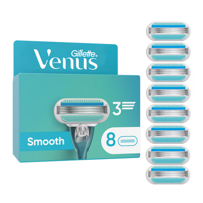 Gillette Venus Smooth Razor Blades 8pk