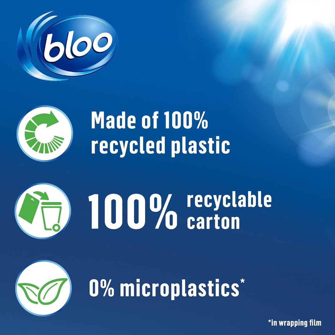 Bloo 3in1 Toilet Cistern Blocks Limescale Prevention 2x50g