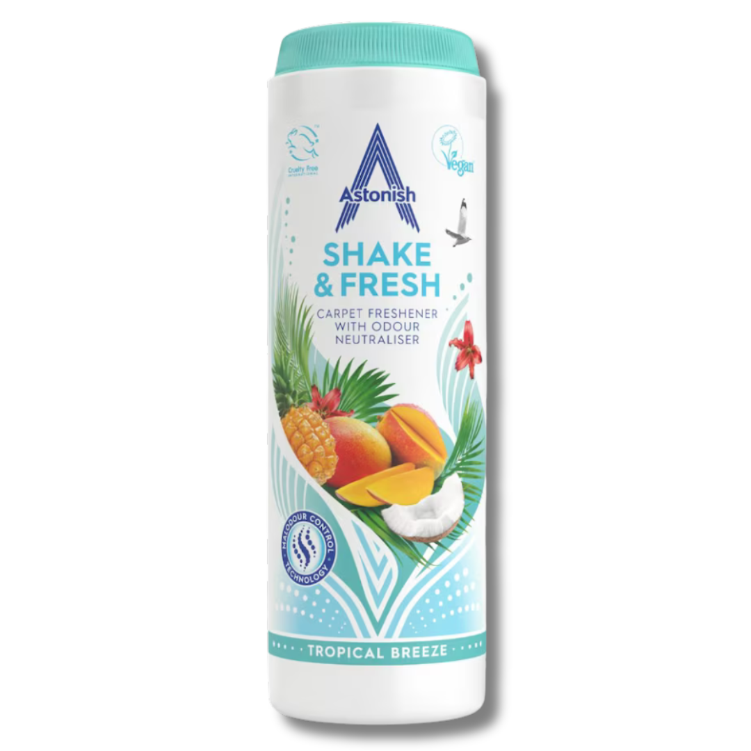 Astonish Shake & Fresh Carpet Freshener Tropical 350g