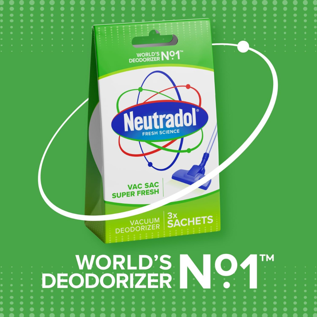 Neutradol Vac Sac Super Fresh Vacuum Deodorizer 3pk
