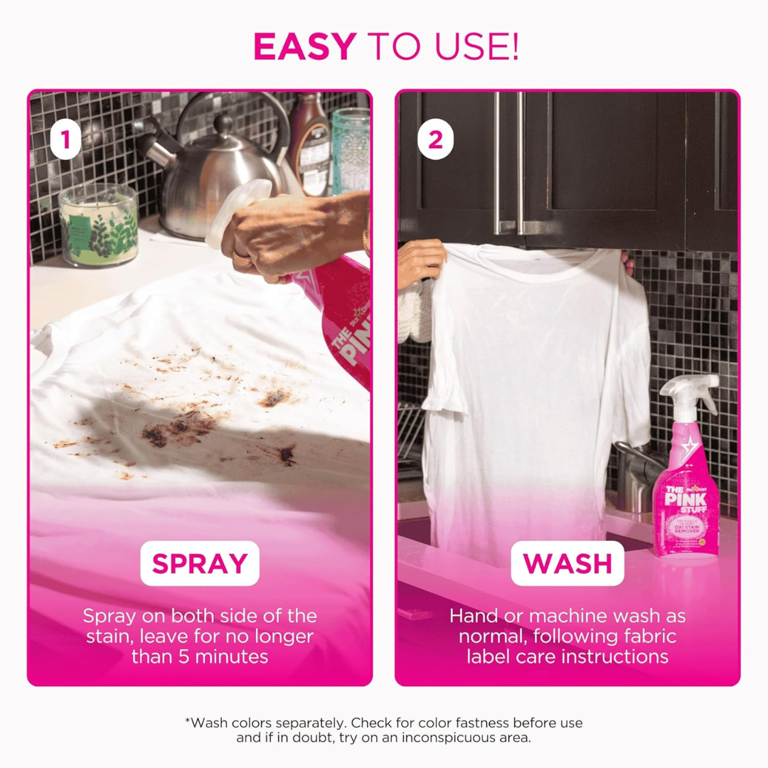 The Pink Stuff Miracle Laundry Oxi Stain Remover 500ml
