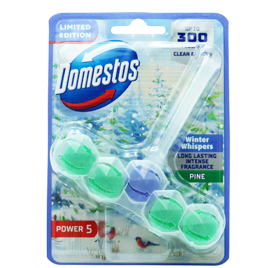 Domestos Power 5 Toilet Block Pine Winter Whispers 50g