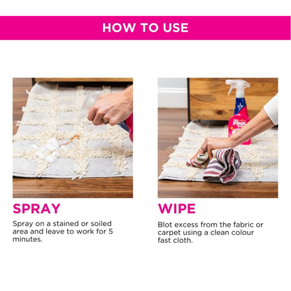 The Pink Stuff Foaming Carpet & Upholstery Stain Remover 500ml