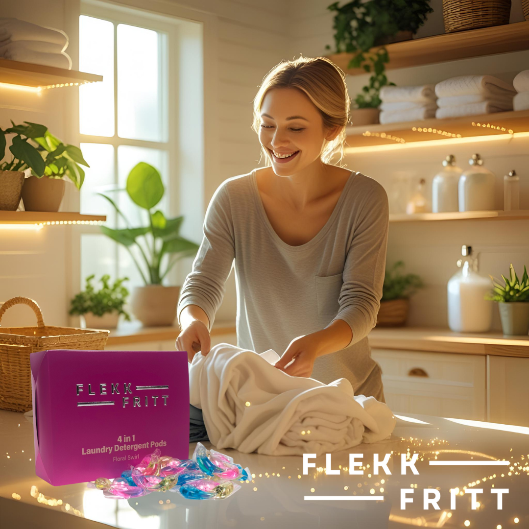 Flekkfritt 4 i 1 Vaskemiddel Pods Floral Swirl 40 stk