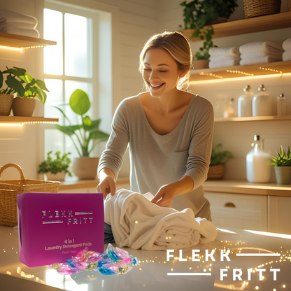 Flekkfritt 4 i 1 Vaskemiddel Pods Floral Swirl 40 stk