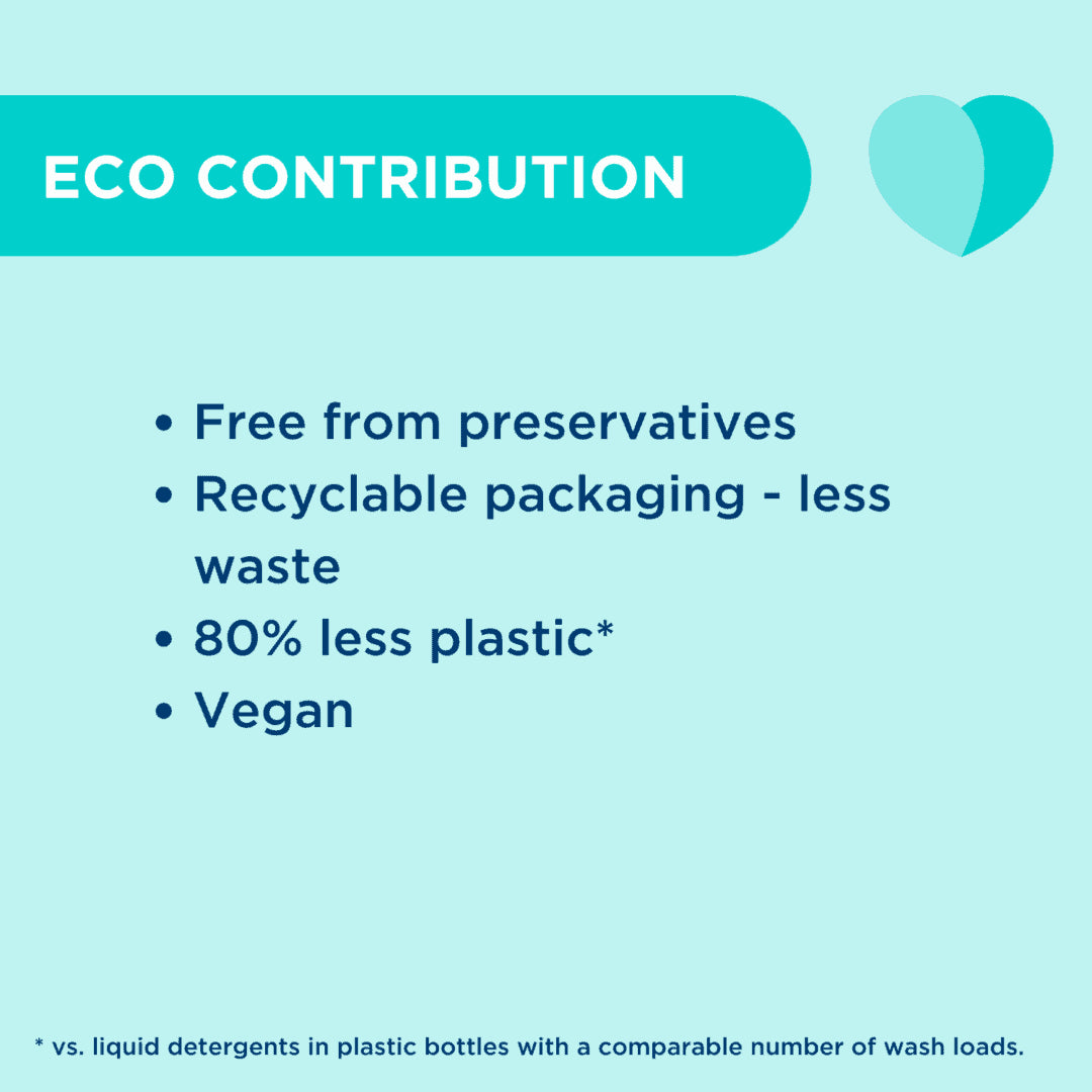 Dr. Beckmann Magic Leaves Laundry Detergent Sheets Sensitive 25pk