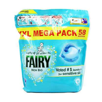 Fairy Original Non Bio Pods Sensitive 58w