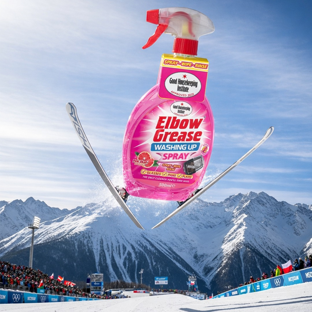 Elbow Grease Washing Up Liquid Spray Pink Blush 500ml