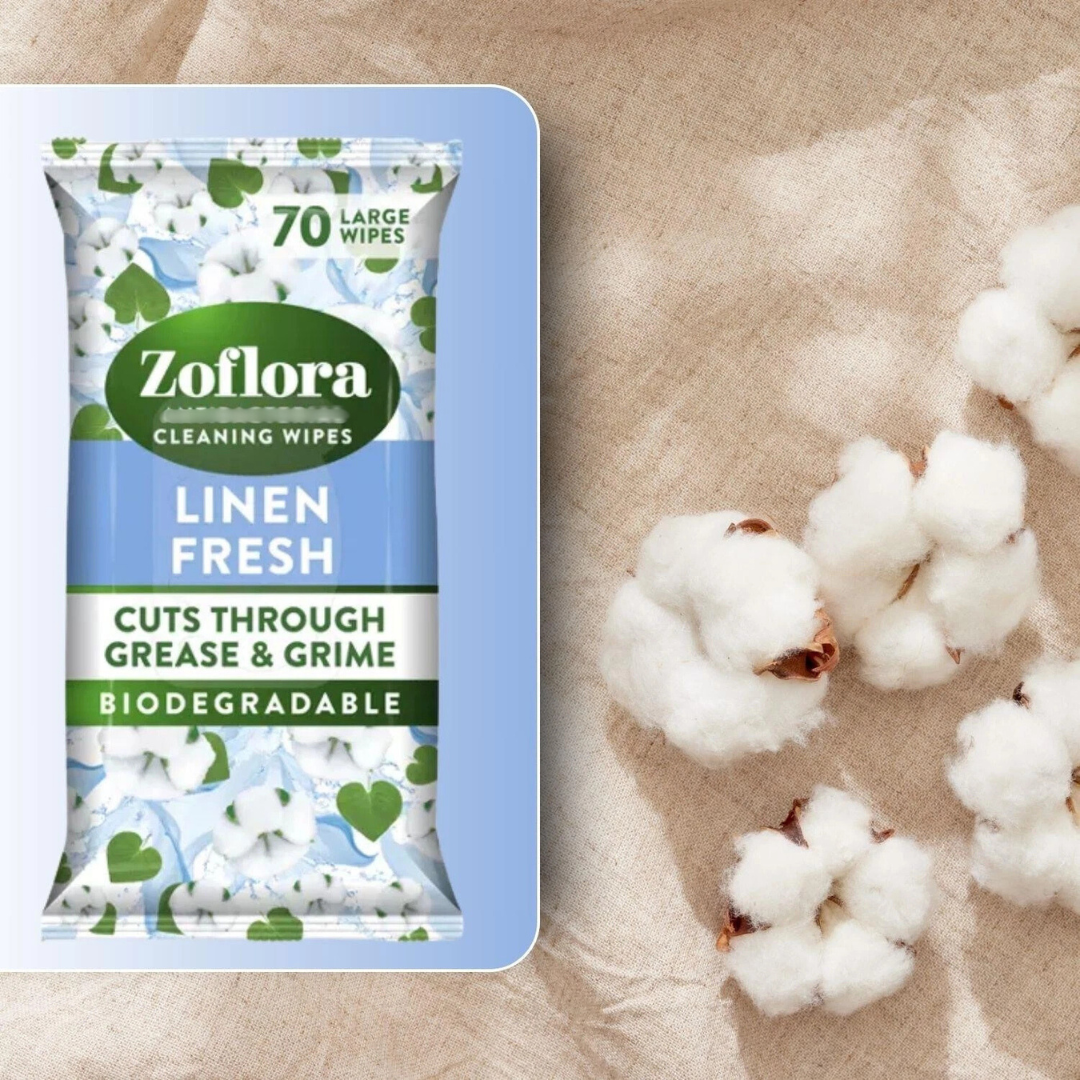 Zoflora Multi Surface Cleaning Wipes Linen Fresh 70pk