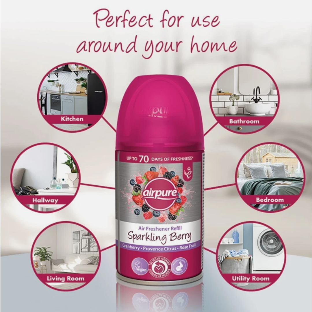 Airpure Air Freshener Refill Sparkling Berry 250ml