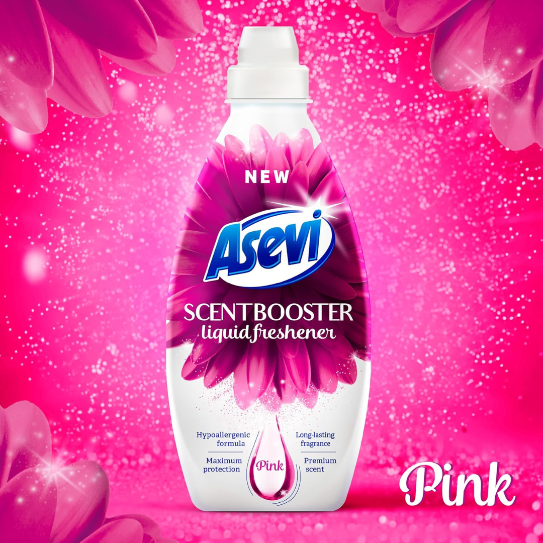 Asevi Scent Booster Liquid Freshener Pink 720ml