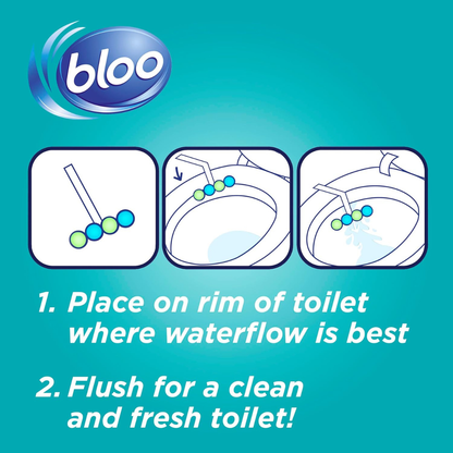 Bloo Colour Active+ Toilet Rim Block Cuban Coconut 50g