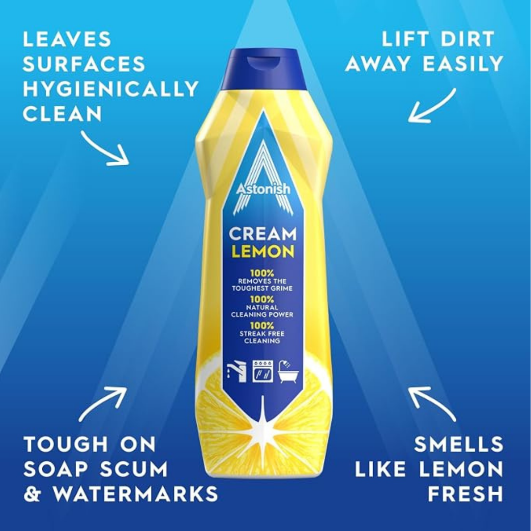Astonish Cream Cleaner Lemon Fresh 500ml