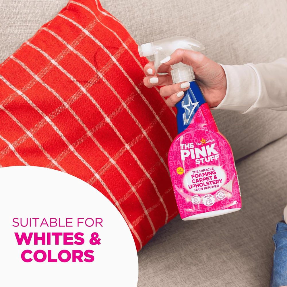 The Pink Stuff Foaming Carpet & Upholstery Stain Remover 500ml