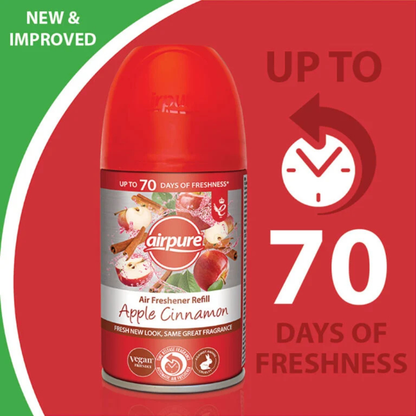 Airpure Air Freshener Refill Apple Cinnamon 250ml