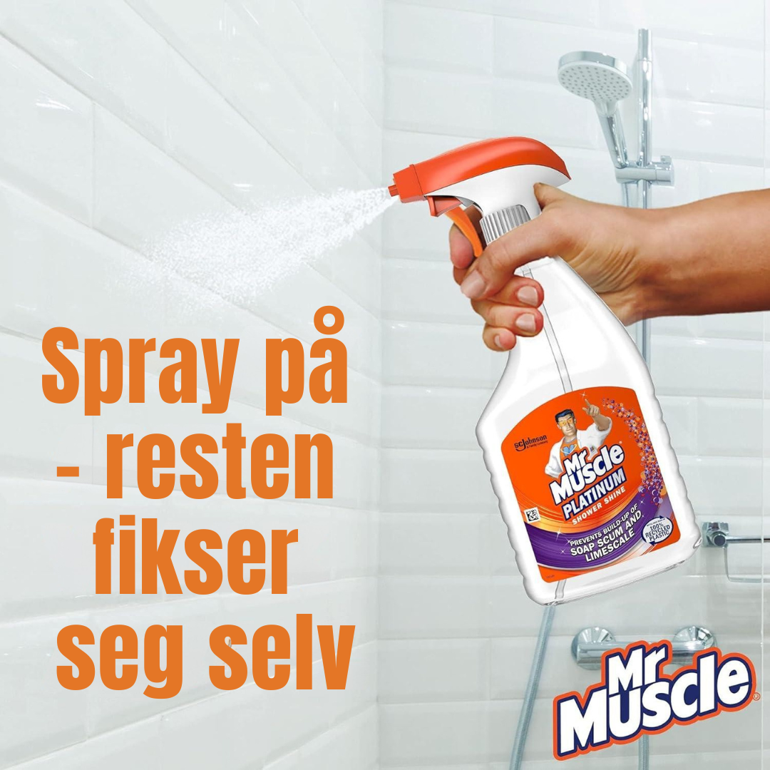 Mr. Muscle Platinum Shower Shine Spray 500ml