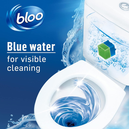 Bloo 3in1 Toilet Cistern Blocks Limescale Prevention 2x50g